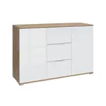 Petits-meubles SIDEBOARD Selma Bílá a dřevo