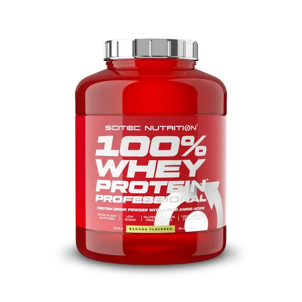 SCITEC NUTRITION 100% Whey Protein Professional Banán