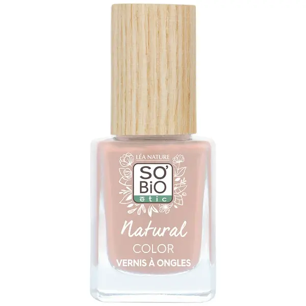 SO’BiO étic Lak na nehty 60 romantická růžová 11 ml