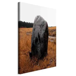 artgeist MALBA NA PLÁTNĚ, krajina a příroda, hory, 40/60/1,2 cm
