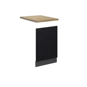 Vicco PŘEDNÍ PANEL Fame-Line Černý pruhovaný 45 cm , PD Dub