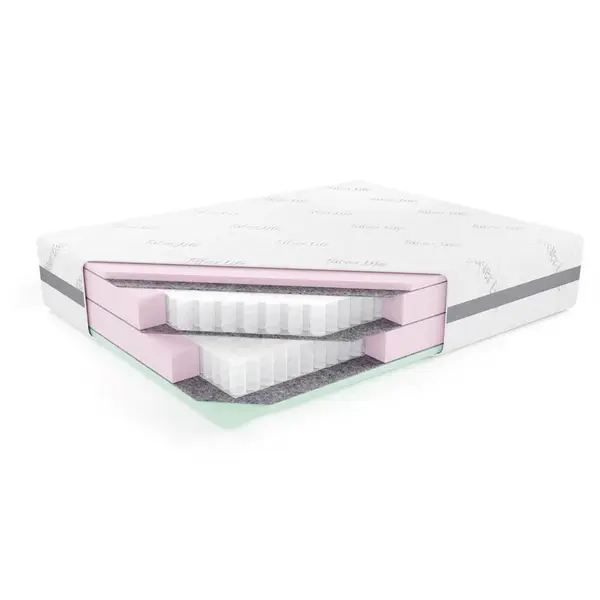 Kaiser Möbel TAŠTIČKOVÁ MATRACE POCKET PREMIUM, 200x200 cm, H3/H3