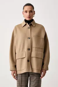 Weekend Max Mara  krátký kabát dámský vlněný WKDFOLK