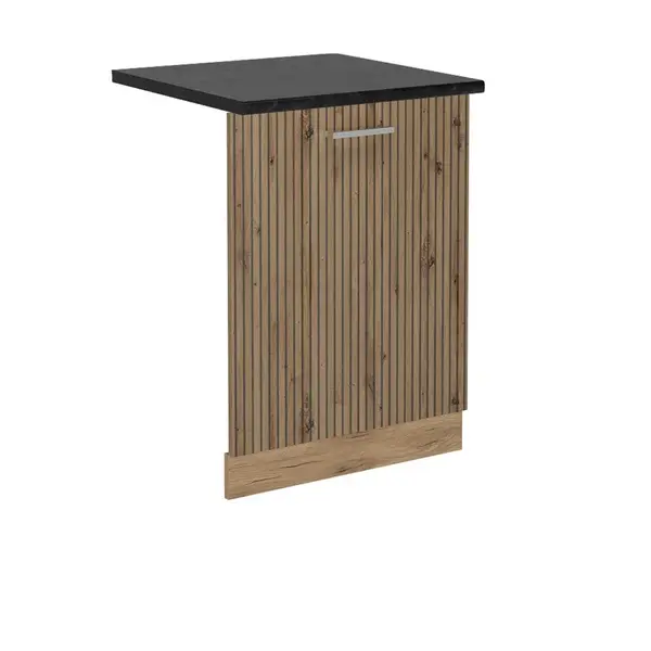 Vicco ČELNÍ PANEL MYČKY R-Line Řemeslný dub 60 cm , PD Antracit