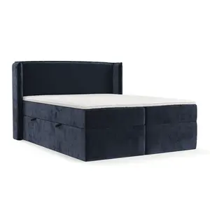 AltaBeds POSTEL BOXSPRING VIVA 140/200 Námořnická modrá