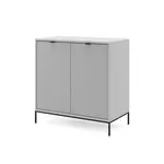 Vicco KREDENC Eliza, Šedá, 42 x 81.2 cm se 2 dvířky