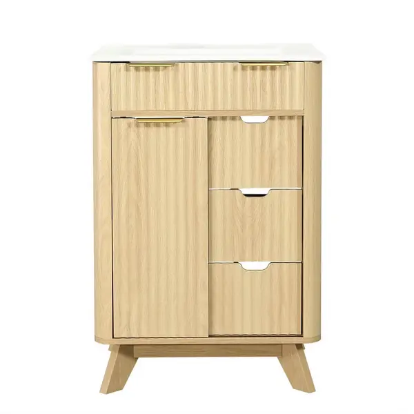 FLIEKS KOUPELNOVÁ SKŘÍŇKA, vlnitý design, 61 cm