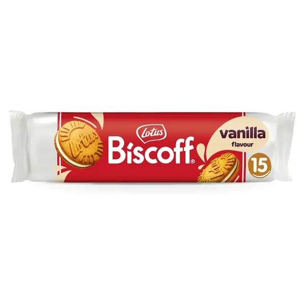 BISCOFF Sušenky plněné krémem s vanilkovou příchutí  150 g