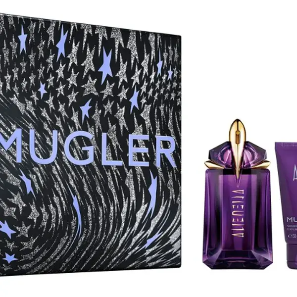 Thierry Mugler Alien - EDP 60 ml (plnitelná) + EDP 10 ml (plnitelná) + tělové mléko 50 ml