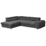 Livetastic ROHOVÁ SEDAČKA, textil, tmavě šedá