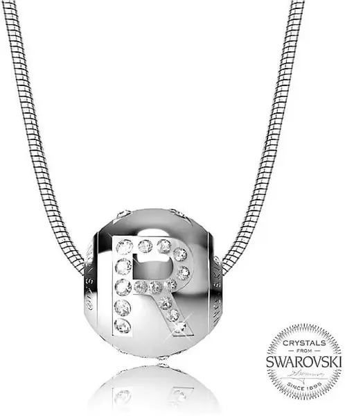 Levien Ocelový náhrdelník písmeno R CLET-R