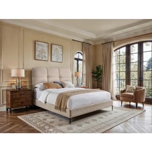 MID.YOU POSTEL BOXSPRING, 120/200 cm, krémová