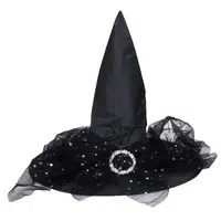 Set karneval - Čarodějnický klobouk 38x33 cm