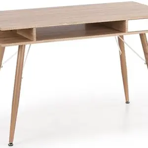 HALMAR Psací stůl B34, dub sonoma/ bílá