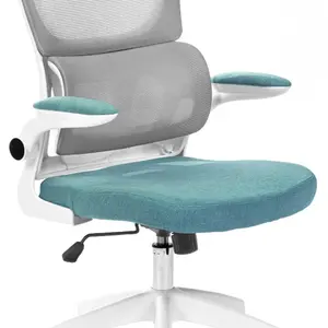 TEMPO KONDELA Kancelářská židle RAMIRO, neomint/ bílá