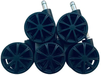 MERCURY Kolečko plastové, 60 mm, průměr čepu 11 mm černé