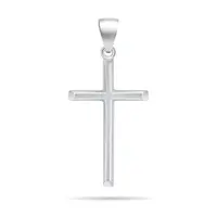 Brilio Silver Nadčasový stříbrný přívěsek křížek PT41W