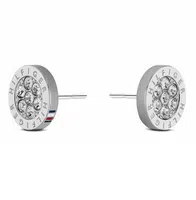 Tommy Hilfiger Něžné ocelové náušnice s krystaly Crystal 2780565