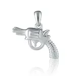 JVD Moderní stříbrný přívěsek Revolver SVLP0615XH20000