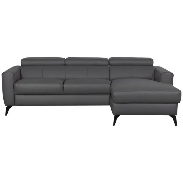 Celina Home SEDACÍ SOUPRAVA, textil, kůže, antracitová