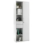 MID.YOU SKŘÍŇ NA ŠANONY, světle šedá, 80/216/35,0 cm