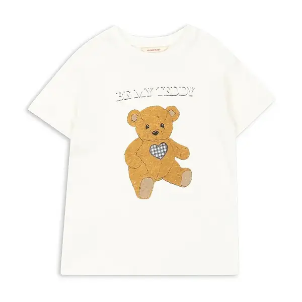 Detské tričko zo zmesi ľanu Konges Sløjd ERA TEE OCS