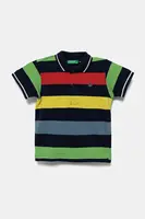 Detská bavlnená polokošeľa United Colors of Benetton