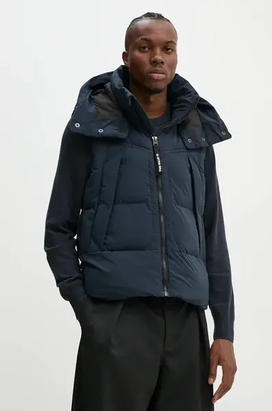 Vesta G-Star pánska, tmavomodrá farba, zimná, D25346-D518