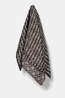 Hodvábna šatka Tory Burch T Monogram Sublime