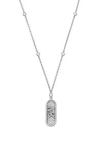 Michael Kors Strieborný náhrdelník Michael Kors