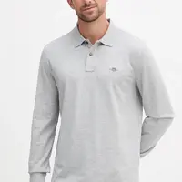 Bavlnené tričko s dlhým rukávom Gant