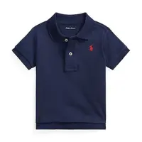 Detská bavlnená polokošeľa Polo Ralph Lauren