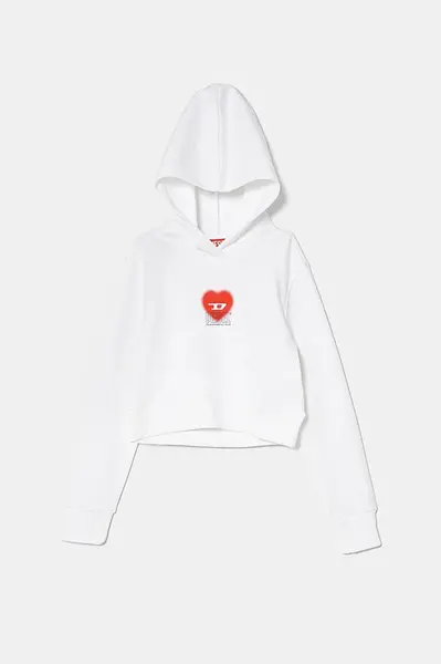 Detská bavlnená mikina Diesel SCUOREHOOD SWEAT-SHIRT