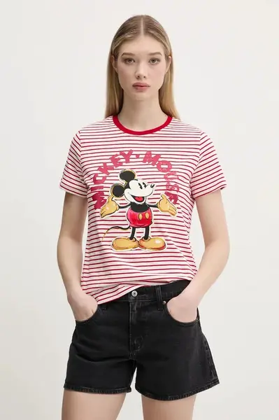 Bavlnené tričko Desigual MICKEY MOUSE