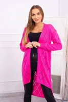 Sweater with geometric pattern pink