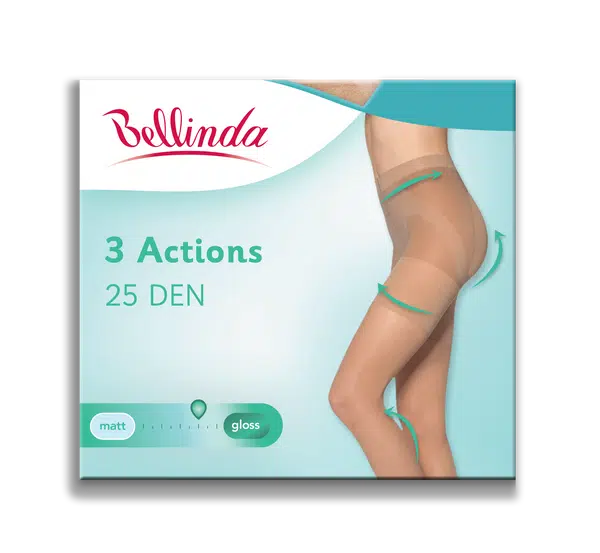 Bellinda 
3ACTIONS 25 DEN - Formujúce pančuchové nohavice - čierna