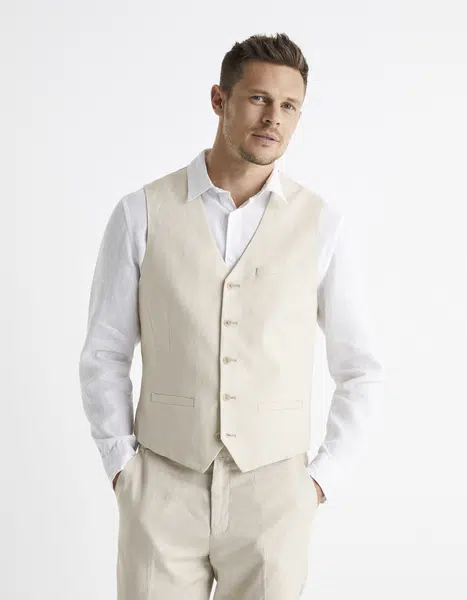 Celio Suit Vest Bugihot2 - Men's