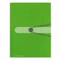 Herlitz - Desky s gumou A4 zelené, Easy