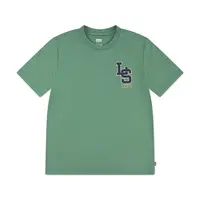Dětské tričko Levi's STREAMLINE MONOGRAM TEE zelená barva, s aplikací, 9EP035