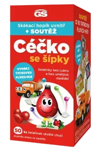 GS Céčko želatinky bez cukru 50 ks