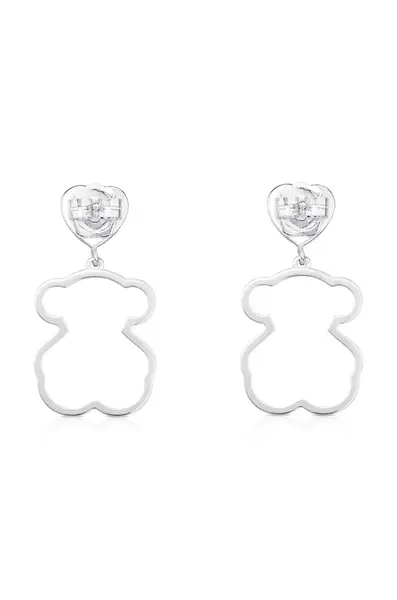 Stříbrné náušnice Tous New Silueta