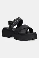 Kožené sandály HUGO Kris