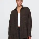 GAP Oversize flanelová košile Big Shirt - Dámské