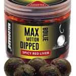 Haldorádó dipované boilies dipped max motion 80 g 20 mm - pikantní červená játra
