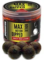 Haldorádó dipované boilies dipped max motion 80 g 20 mm - pikantní červená játra