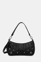 Kabelka Desigual EMBRO PATCH ALSACIA B černá barva, 25WAXPA9