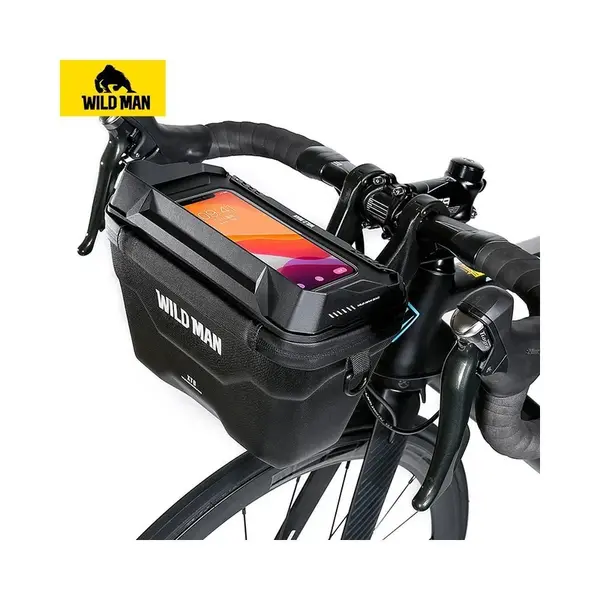 Cestovní pouzdro WILDMAN na řídítka kola se zipem XT8 3L, černá