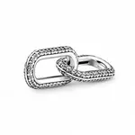 Pandora Dvojitý stříbrný článek k náramkům Pandora Me 799660C02