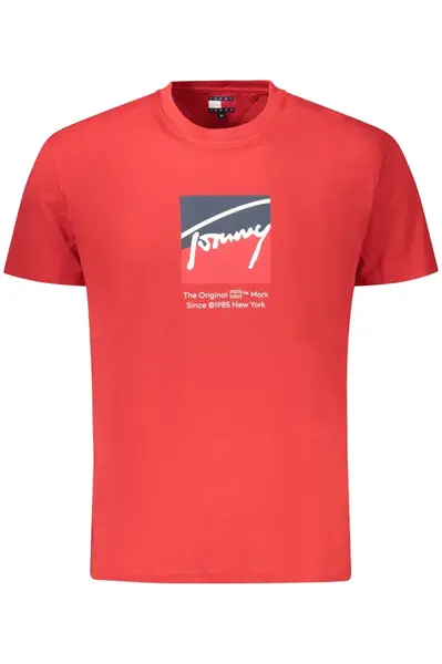 Červené pánské triko Tommy