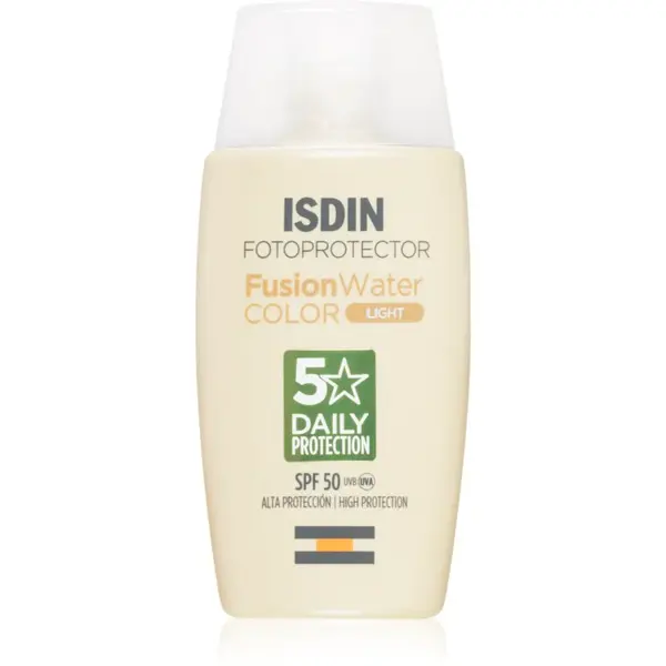 ISDIN Fotoprotector FusionWater Magic Light opalovací fluid na obličej SPF 50 odstín light 50 ml